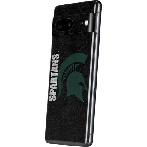 Michigan State University Bold Spartans Logo Pixel Skins